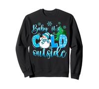 Baby It's Cold Outside Pyjama de Noël Bonhomme de Neige Winter Vibes Sweatshirt
