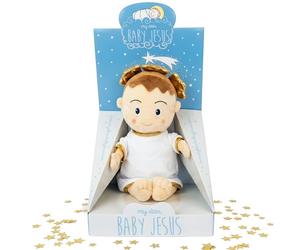 Baby Jesus - Jesus Kind Mon Cher Bébé Jésus en Peluche - Représente Jésus, l'enfant Divin, pour Jouer, Prier et Dormir avec la Meilleure Compagnie