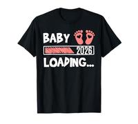 Baby Loading 2026 Design for Funny Pregnancy Announcement T-Shirt