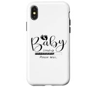Baby Loading Please Wait Funny Expecting Pregnancy Annonce Coque pour iPhone X/XS