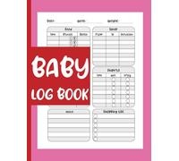Baby Log Book: Newborn Care Tracker - Feeding, Sleep & Diaper Journal for Parents - Breast/Bottle Feeding Log & Developmental Milestones Notebook