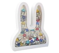 Baby Lost Tooth Hatter - Créateur Bunny Container, Boîte de croissance des, étui de rangement de fées, organisateur de mémoire d'enfance, souvenir mignon étiquette | Cadeau spécial pour le jal
