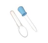 Baby Medicine Feeder 2pcs Silicone Liquid Dropper et et cuillère Outil d'alimentation pour bébé Nouveau-né Le Distributeur de Couleur aléatoire Faisseur de Couleurs
