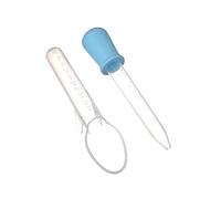 Baby Medicine Feeder 2pcs Silicone Liquid Dropper et et cuillère outil d'alimentation pour bébé Nouveau-né le distributeur aléatoire Couleur anti-choke compte-gouttes
