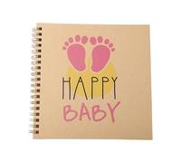 Baby Memory Book Livre de croissance pour l'enregistrement des premières activités avec papier sûr et pages créatives