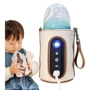 Baby Milk Warmer, Portable USB Bottle Warmer Sleeve, Temperature Adjustable Bag, Secure Insulation Cover, Ideal for Travel, Keeps Baby Bottles Warm, Home Décor