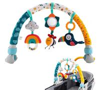 Baby Mobile, Clip mobile en plastique Bassinet avec des jouets et des rétroviseurs, faciles à installer des jouets de berceau avec verrouillage rotatif pour le nourrisson et les tout-petits