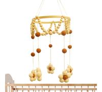 Baby Mobile, Hangable Bed Wind Chime with Bells, Soothing Overhead Toy Decoration for Bassinet, Playpen, Bedside, Nursery Room, Bedroom for Infantz Girls and Boys Sleep and Play