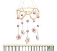 Baby Mobile, Hangable Bed Wind Chime with Bells, Soothing Overhead Toy Decoration for Bassinet, Playpen, Bedside, Nursery Room, Bedroom for Infantz Girls and Boys Sleep and Play