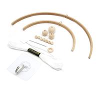 Baby Mobile Hanger, Mobile Cadre Mobile Kit Wind Chimes Material Perles de matériaux Hangle de mateulle Board Tire de lit de lit de lit, Kit de fabrication de cadres mobiles, Style 1
