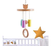 Baby Mobile pour lit de bébé,Décoration en bois stimulant l',Mobile pour lit d'enfant - Pour garçons filles chambre lit salon mur