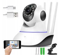 Baby Monitor IP WiFi 2.4G Nounou pour bébé avec caméra vidéo pivotante IR