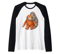 Baby Monkey Punch Peluche Singe Mignon Punch Peluche câlin Manche Raglan