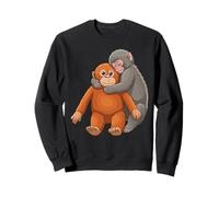 Baby Monkey Punch Peluche Singe Mignon Punch Peluche câlin Sweatshirt