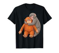 Baby Monkey Punch Peluche Singe Mignon Punch Peluche câlin T-Shirt