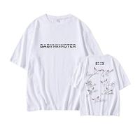Baby.Monster-Album T-Shirts Goutte à Goutte t-Shirt RAMI AHYEON Rora ASA RUKA Chiquita PHARITA(White-3,S)