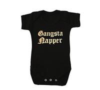 Baby Moo's Body amusant pour bébé Gangsta NAPPER pour garçons ou filles | Hip Hop Rap Music Body alternatif pour bébé - Cadeau de naissance ou de parents UK (6-12 mois)