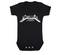 Baby Moo's METAL KID Master of Parents - Body pour bébé, design rock alternatif, Noir , 6-12 meses