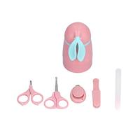 Baby Nail Care Set Bunny Bunny 4 in 1 Nail Clipper Scissor Fichier Twezers pour le nouveau-né Cartoon Pink