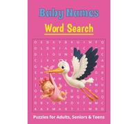 Baby Names Word Search: Fun for Expecting Mothers! | 6x9 inches, 50+ Puzzles |