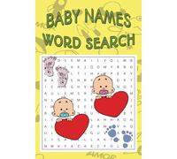 Baby Names Word Search Puzzle Book: Word Searches With Easy to Read Print About , Baby Names | 6x9 Inches, 110 Pages | 50+ Puzzles … Gift for Vacations, Holidays, and Free Times.