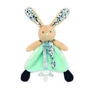 BABY NAT' - Attache Sucette Doudou Lapin - Collection Poupi - Couleur Bleu Marine - Attache Tétine Pour Bébé Dès La Naissance - Idée Cadeau De Naissance - BN0606