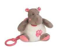 Baby nat' Boîte à Musique Zoé l'Hippo Rose