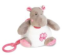 Baby nat' Boîte à Musique Zoé l'Hippo Rose