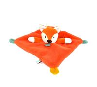 Baby NAT' - Doudou Balthazar Le Renard Orange - Doudou Plat Bébé Naissance et Premiers Mois - Peluche Bébé Douce et Facile à Attraper - Compagnon Jour et Nuit - Idée Cadeau Naissance - BN6020