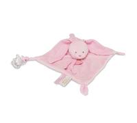 BABY NAT' - Peluche Lapin Misty Rose 20 cm - Doudou Bébé Coton Bio Certifié Oeko-Tex - Idée Cadeau Naissance Filles et Garçons - Boîte Cadeau Incluse - Lavable en Machine - BN0616
