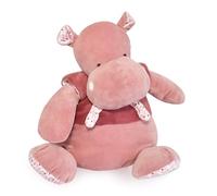 Baby NAT' - Range-Pyjama Doudou Bébé Décoratif Hippopotame Zoé - Coloris Rose - Collection Zoé - Idée Cadeau de Naissance - Rangement de Chambre Bébé Doux et Décoratif - Entretien Facile - BN6085
