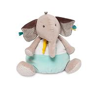 BABY NAT' - Range Pyjama Éléphant Bébé Cacahuète 40cm - Doudou Range Pyjama Doux Et Pratique - Peluche Range Pyjama Décoratif Pour Chambre Bébé - Cadeau Naissance Bébé Mixte - BN0627