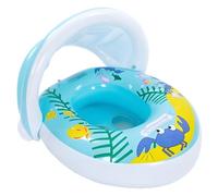 Baby Natation Flottant bébé Piscine Flottante Gonflable pour Natation Flottant Piscine Flottante de Natation 6-36 Mois Feuille de sécurité réglable upf50+ Toit de Protection Solaire