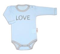 Baby Nellys Body Love à manches longues - bleu, taille 62