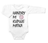 Baby Nellys Body manches longues Rags que ma mère m'achète, , blanc, taille 74