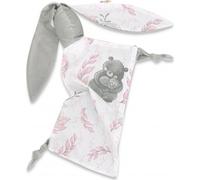 Baby Nellys Pet, lapin en peluche, velours + coton, LULU Natural - gris