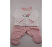 Baby Night - 34528 - Jeu de Plein Air - Ensemble 2 Pièces Bébé - Nouveau-né - Blanc/Rose - 3-M