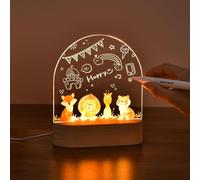 Baby Night Light Personalized Baby, Diy Led Lamp Baby Personalized Usb Animals Baby Child Electric Socket For Newborn Gift Decor Bedroom Bedside Lamp