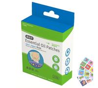 Baby Nose Patch - 20 patchs naturels - Sleeping Patch for Relieving Congestion and Soothing Breathing, Breathable Patches for Kids 6 Months+ | 4 cm Size, Random Patterns | 3 Year Shelf Life