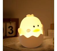Baby Nursing Night Light, Dimmable Baby Night Light, Rechargeable Led Touch Bedside Lamp, Kawaii Decoration, Silicone For Bedroom, Nursery