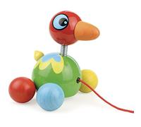 Jeu à tirer et à pousser - Vilac - Baby Oiseau des iles - Multicolore - Bois - Vert