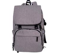 Sac à dos Baby On Board - Freestyle Chicago (Gris/Noir) avec Compartiment Repas Isotherme et Port USB Inclus