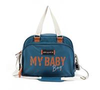 BABY ON BOARD Sac à langer Bandoulière - Sac maternité Bébé, Grande capacité - Simply (Bleu)