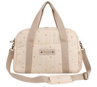 Baby on Board - Sac à Langer Simply Coton, 23L | 2 grands compartiments, Fixation poussette incluse, Matelas à langer inclus, Porte-biberon isotherme, Lavable en machine