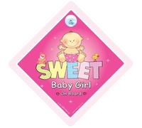 Baby On Board, Sweet Baby Girl On Board, panneau de voiture, bébéà bord, autocollant, Sticker pare-chocs, panneau bébéà bord, panneau pour voiture, pare-chocs Sticker style, Nail Art, panneau bébé, panneau pour voiture