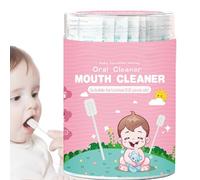 Baby Oraal Cleanner - Bâton de nettoyage | Soins dentaires inoffensifs | Gaze Gum Clleaner, langue de bébé avec brosse à dents à doigts pour soins des dents et de la bouche, hygiène