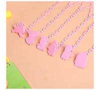 Baby Pacifier Chain Pacifier Chain Anti-Chain Water Towel Clip Baby Toy Teeth Rubber Anti-Rope Lanyard (Pink)