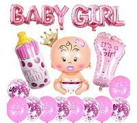 Baby Party Déco Fille, Baby Shower Décoratione Fille, It's A Girl Ballons Rose, Baby Shower Party Déco, Ballon XXL comme cadeau de naissance d'une fille