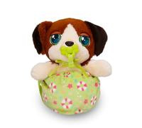 Baby Paws Mini Beagle, Peluche Chiot avec Sons, Transportable Partout Grâce a Son Sac, Jouet Cadeau pour Filles et Garçons de + 3 Ans