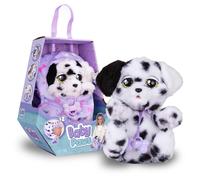 BABY PAWS DALMATA avec Sons d'Ouverture et de Fermeture des Yeux, Inclut une Couverture Personnalisée ,Peluche Interactive de Chiots Endormis ,Jouet Cadeau pour Garçons et Filles de 18 Mois et Plus